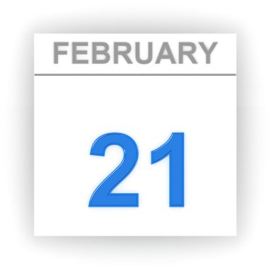 Takvim gününde. 3D