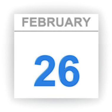 Takvim gününde. 3D