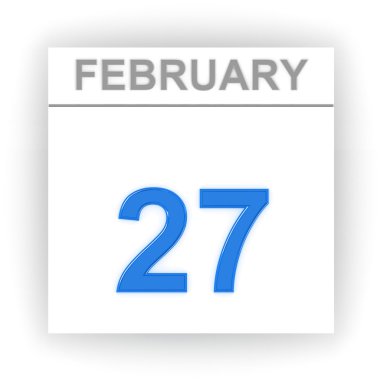 Takvim gününde. 3D