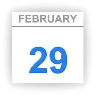 Takvim gününde. 3D