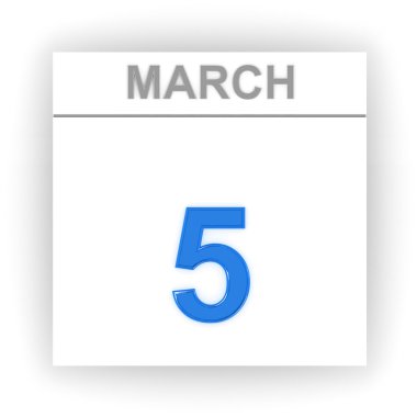 Takvim gününde. 3D