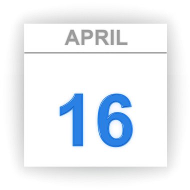 Takvim gününde. 3D