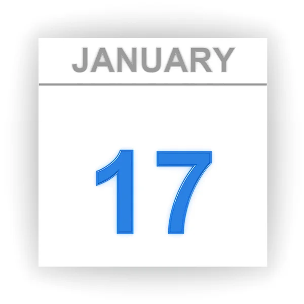 Día en el calendario. 3d — Foto de Stock