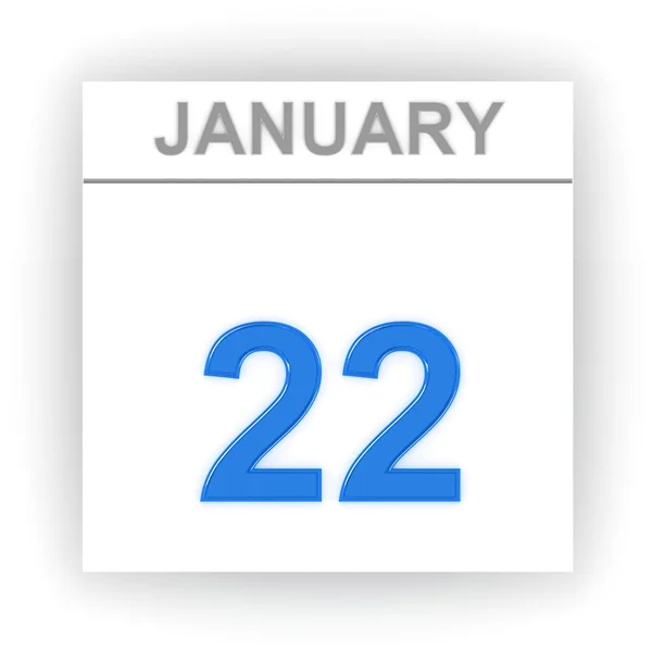День в календаре. 3d — стоковое фото