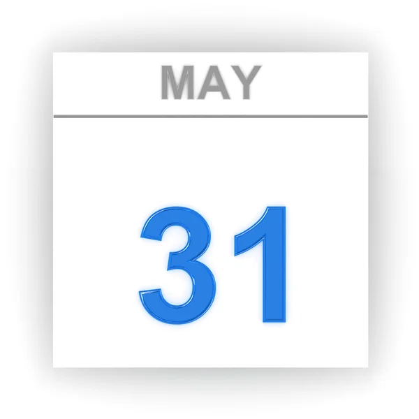 Day on the calendar. 3d — Stock Photo, Image