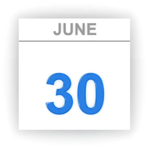 Dag op de kalender. 3D — Stockfoto