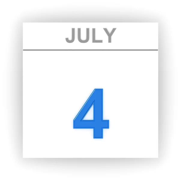 Day on the calendar. 3d — Stock Photo, Image