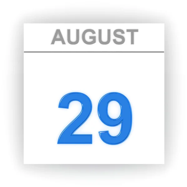 Day on the calendar. 3d — Stock Photo, Image