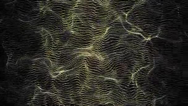 Fondo hermoso abstracto y línea 3d . — Vídeo de stock