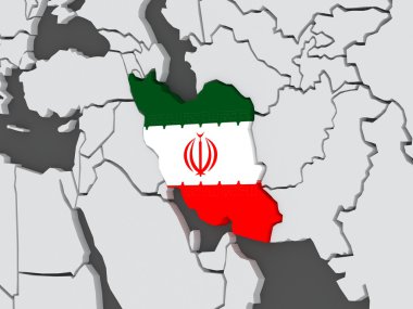 Dünya Haritası. İran.