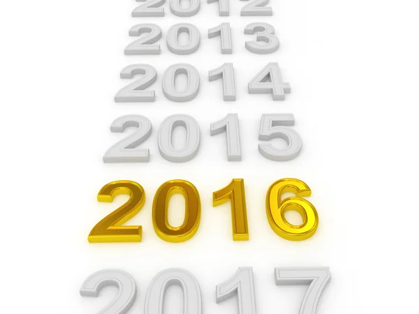 Gott nytt år 2016 — Stockfoto