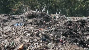 Büyük çöp döküm atıkları