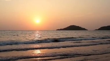 Goa, Palolem sahilinde günbatımı