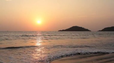 Goa, Palolem sahilinde günbatımı