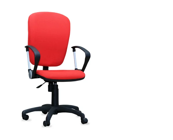 The red office chair. Isolated — Stock Photo, Image