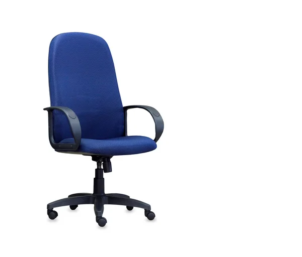 青のオフィスの椅子。分離されました。 — ストック写真