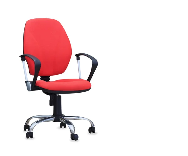 The red office chair. Isolated — Stock Photo, Image