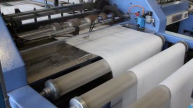 Büyük polimer bant roll unreel için baskı makinesi