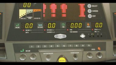 fütüristik cihazın dijital bilgi paneli