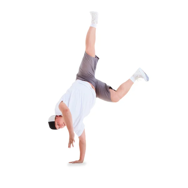 Jeune danse break dance en action — Photo