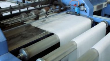 Büyük polimer bant roll unreel için baskı makinesi