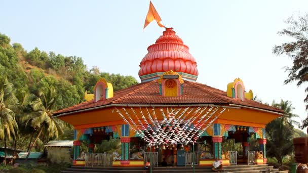 Ajoba 寺。インドで仏陀寺 — ストック動画
