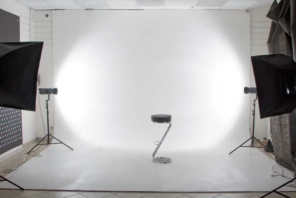 Moderne foto en video studio — Stockfoto
