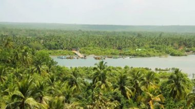 Hindistan'ın goa doğa Panorama görünüm