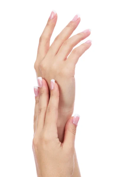 Gyönyörű női kezek — Stock Fotó