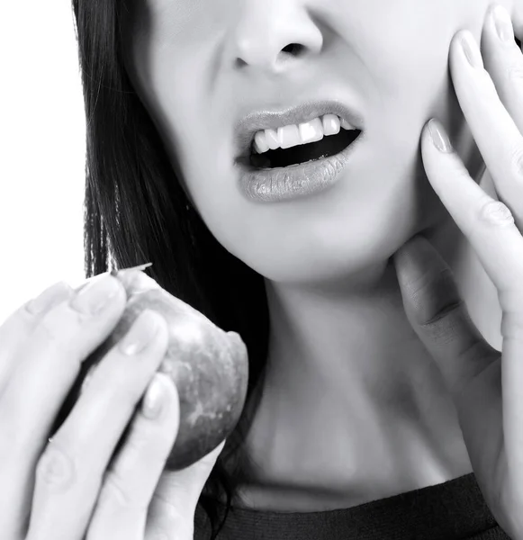 Diş Ağrısı Olan Bir Kadın — Stok fotoğraf