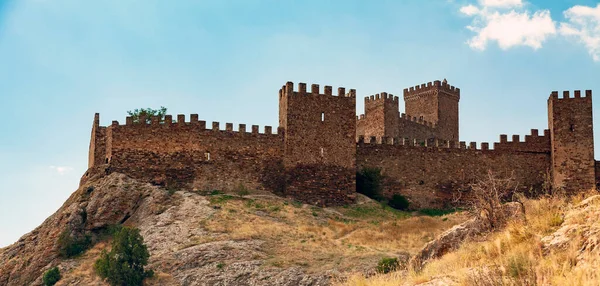 Vecchia Fortezza Sudak Crimea — Foto Stock