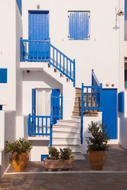 Tipik bir özel ev Akdeniz Adası