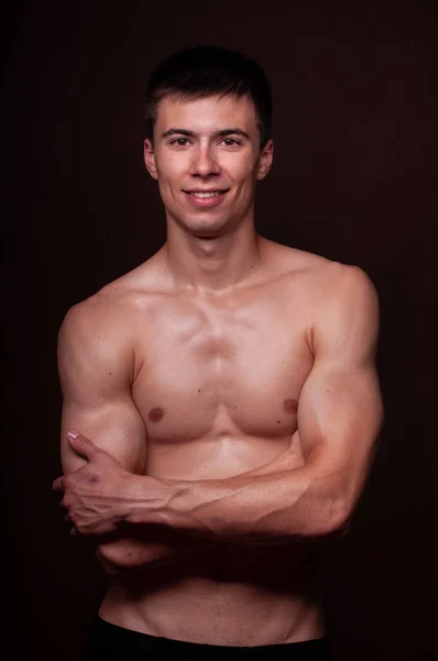 Fitness Modèle Masculin Studio — Photo