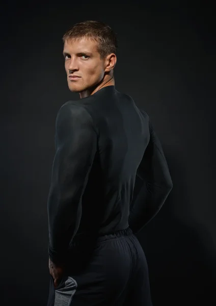 Sporty male model — Stock Photo, Image