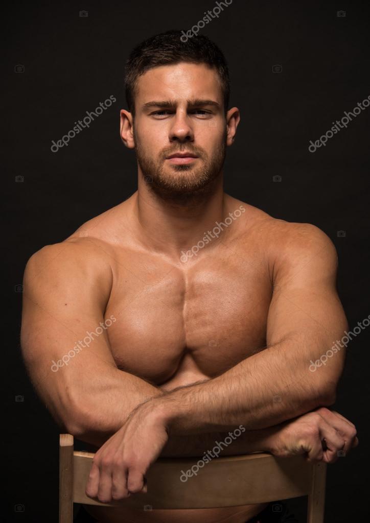 Good looking male model — Stock Photo © vishstudio 93317612