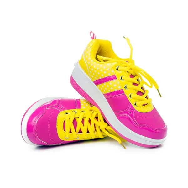 Pink sport shoes — Stock Photo, Image