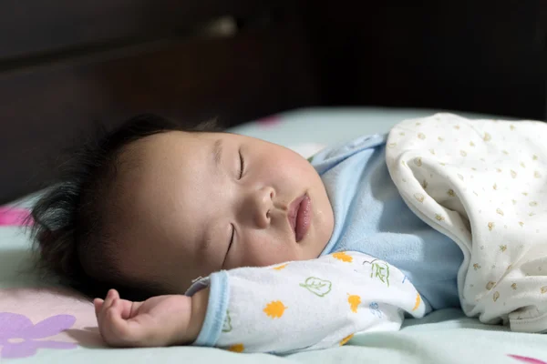 Asian baby sleeping — Stock Photo, Image