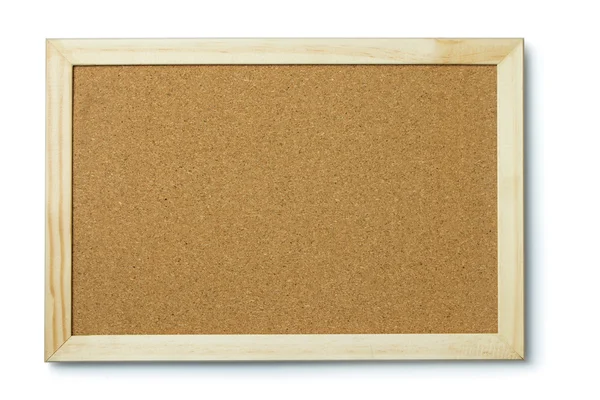 Blank cork notice board — Stock Photo, Image