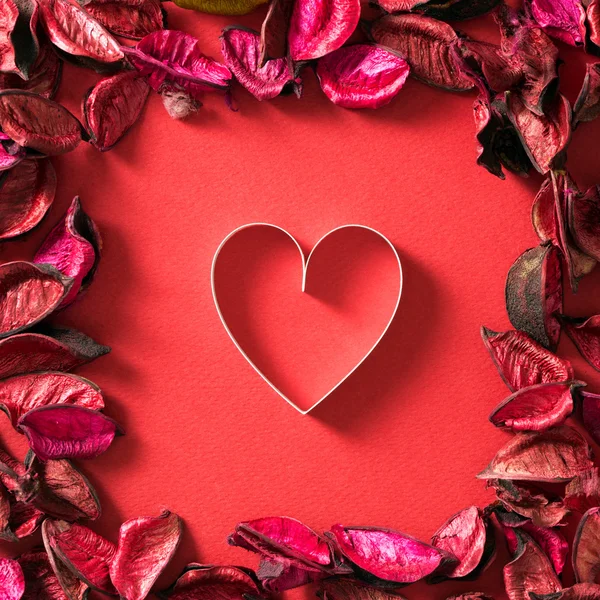 Tema Valentine 's cu forma inimii — Fotografie, imagine de stoc
