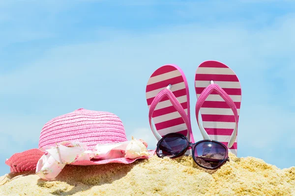 Férias de verão na praia — Fotografia de Stock