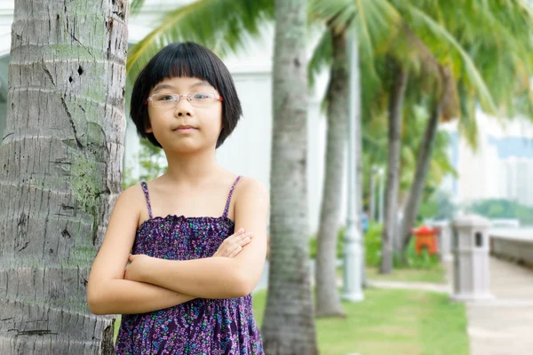 Μικρό ασιατικό κορίτσι — Φωτογραφία Αρχείου