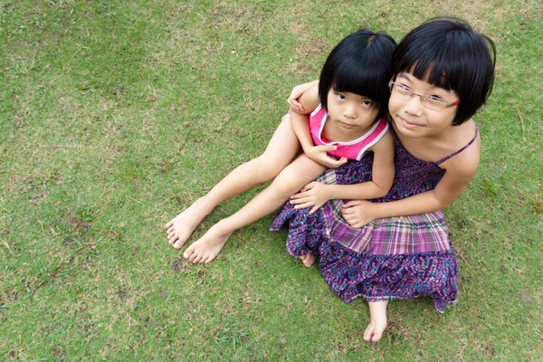 Маленькі Азіатські дівчата — стокове фото