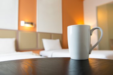 Otel odasının içi.