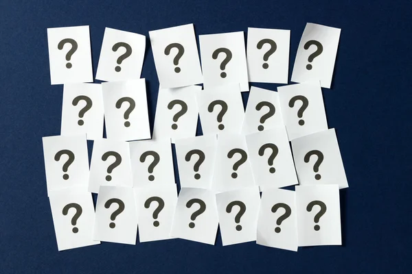 Lots of question mark — Stock Photo, Image