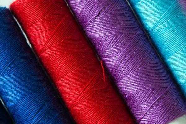 Various colored threads — Stock Photo, Image