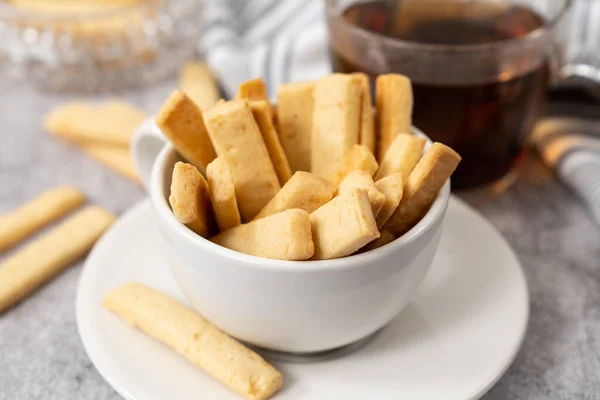 Biscoitos de queijo parmesão — Fotografia de Stock