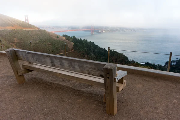Golden Gate bridge vista point — Stock Photo, Image