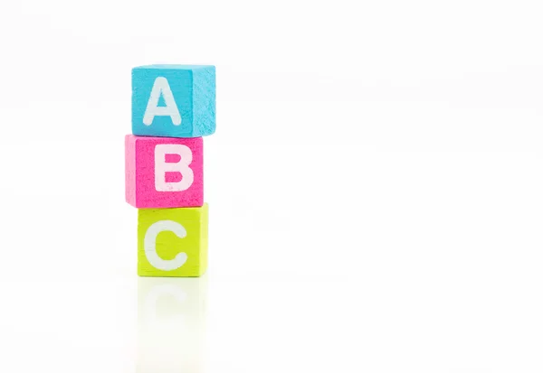 ABC words block — Stock Photo, Image