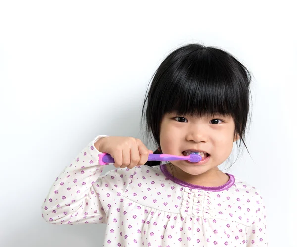 Child brushing teeth — Stock Photo, Image
