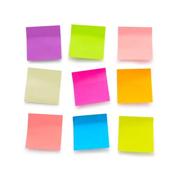 Blank sticky notes — Stock Photo, Image